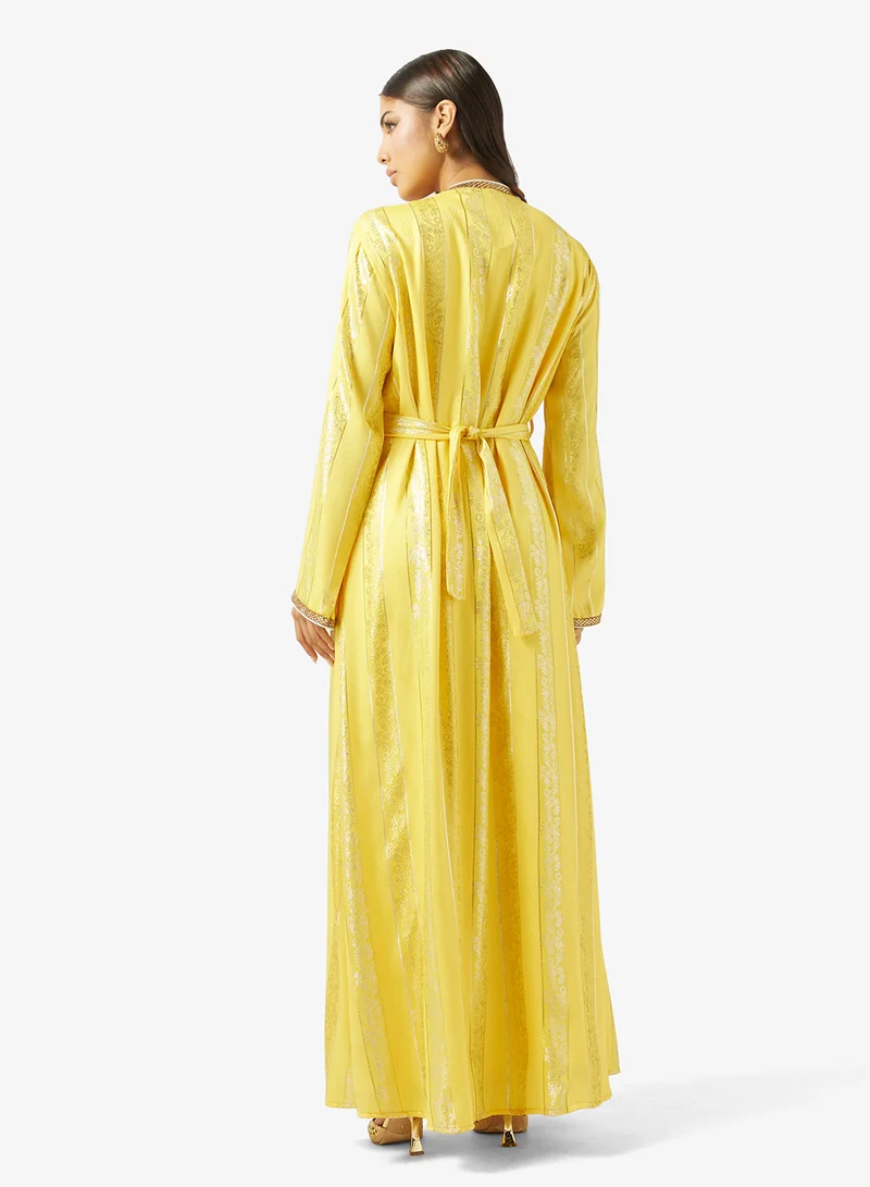 ARABIAN CLOSET LADIES ABAYA 2 PIECE WITH BELT